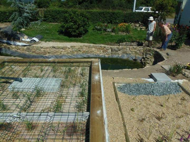 Installation de filtres plantés Vay